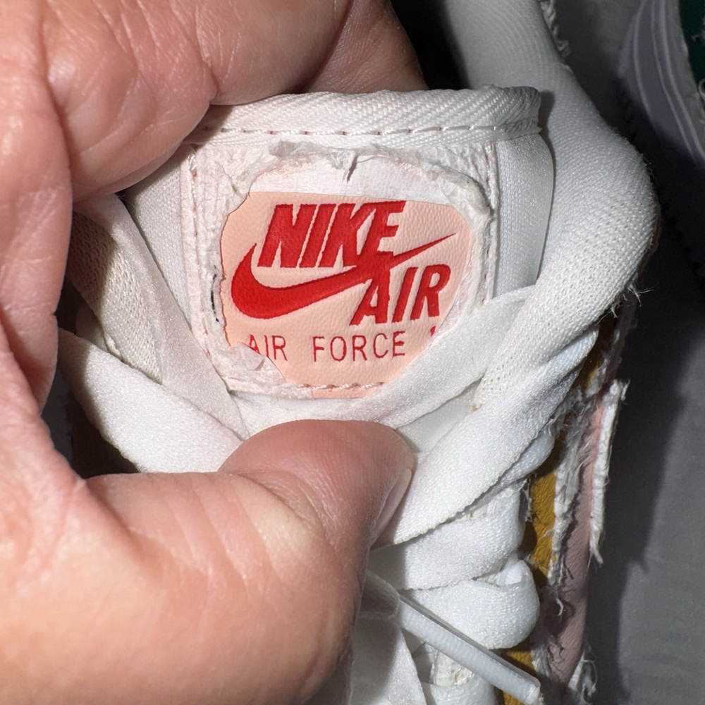 Nike Air Force 1 LX Tear Away White Low Top Womens Sneaker Size 10 CJ1650-101 - Picture 11 of 11